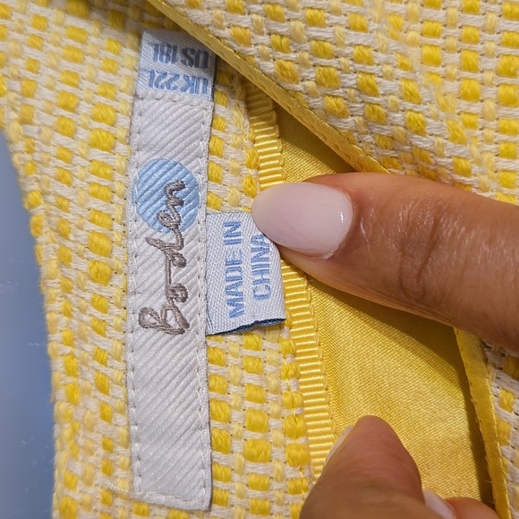 Boden Cotton Knit Texured FullLined Career Office Short Sleeve Shift Dress NWOT - Picture 13 of 16